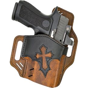 Versacarry® Guardian Arc Angel Vintage (OWB) Holster - Right Hand - 2023 - Flex Vent Technology - Available in Four Sizes to Fit Most Pistols