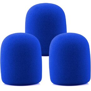 SM57 Windscreen, Mic Foam Replacement for Shure SM57 Vocal Microphone Pop Filter, Black Noise-cancellation Windsock Cover 3-pack - LEFXMOPHY