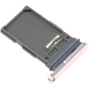Single SIM Card Tray for Samsung Galaxy S22+ 5G S22 5G SIM Card Holder for S22 5G SIM Card Slot Replacement for SM-S906B SM-S906U Pink Gold