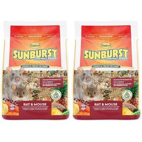 Higgins 2 Pack of :Sunburst Gourmet Rat and Mouse Food, 2.5 Pounds Each