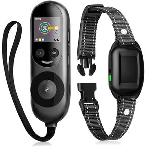 Shock Collar for Dogs - Bark Collar Dog Training Collar with Remote Control, 3300FT Dog Collar for 10-110lbs Small Medium Large Dogs, 4 Training Mode Rechargeable Waterproof E-Collar