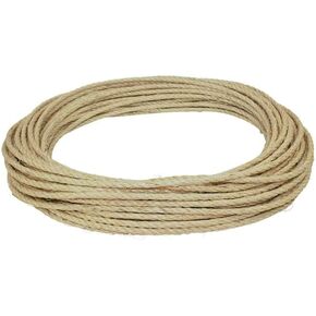 SGT KNOTS Cat Scratch Post Rope - Natural, Twisted Sisal Rope for Cat Scratching (1/4" x 100ft)