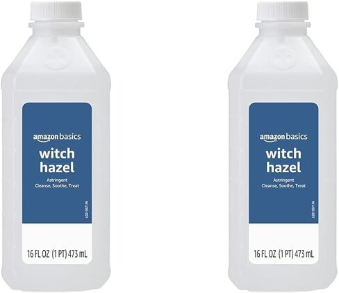 Amazon Basics Witch Hazel USP Astringent, Unscented, 16 Fluid Ounces (Previously Solimo) in Saudi Arabia
