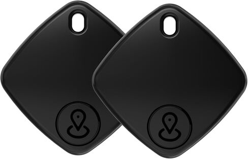 Key Finder, Bluetooth Luggage Tracker tag Locator Works with Apple Find My,Smart Tracker for Suitcase, Replaceable Battery Smart tag Item Finder. Black2 in Saudi Arabia