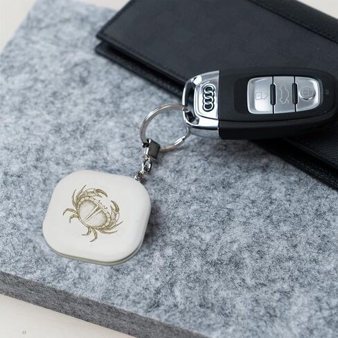 Key Finder, 1-Pack Bluetooth Tracker Item Locator with Key Chain for Gifts Keys Pet Wallets or Backpacks and Tablets Constellation (Cancer) in Saudi Arabia