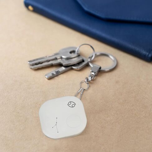 Key Finder, 1-Pack Bluetooth Tracker Item Locator with Key Chain for Gifts Keys Pet Wallets or Backpacks and Tablets Constellation (Cancer) in Saudi Arabia