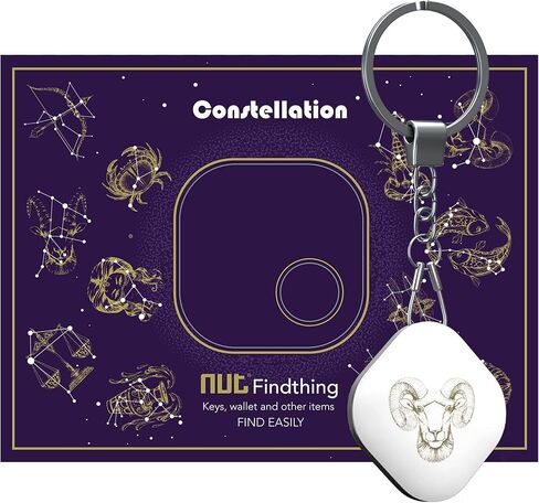 Key Finder, 1-Pack Bluetooth Tracker Item Locator with Key Chain for Gifts Keys Pet Wallets or Backpacks and Tablets Constellation (Cancer) in Saudi Arabia