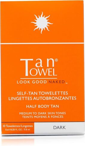 Tan Towel Self Tan Towelette Wipe Medium Deep Classic 10 Count in Saudi Arabia