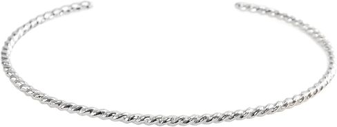 Gold Rope Cuff in 14K Gold Fill, Handmade Twisted Rope Bracelet by Lotus Stone Jewelry (S, Gold) in Kuwait