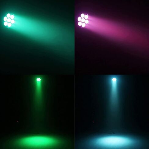 SHEHDS IP65 Waterproof Outdoor Par Lights COB 200W Cool White + Warm White Lighting Stage Wash Lights DMX512 Control Strobe Fanless Muted DJ Lights Party Lights for Christmas Wedding-1 Pack in Saudi Arabia