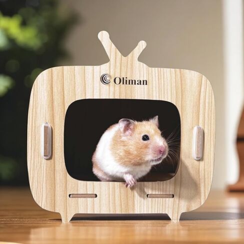 Hamster House Hamster Hideout with Spacious Perch Hidey Detachable Playhouse for Hamster Hideout Castle Tower Toys for Indoor Hamster Guinea Pig Hamster Chinchilla Gerbil ——Cloud Entrance in Saudi Arabia