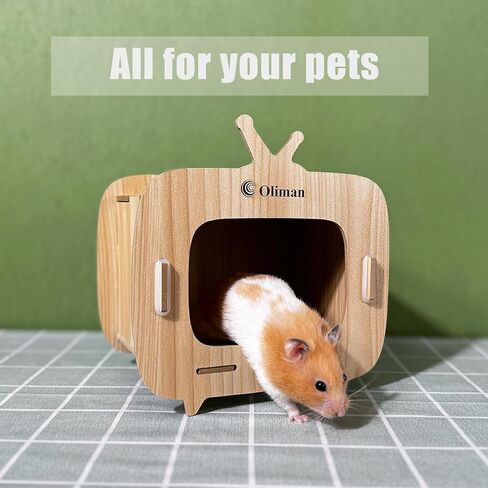 Hamster House Hamster Hideout with Spacious Perch Hidey Detachable Playhouse for Hamster Hideout Castle Tower Toys for Indoor Hamster Guinea Pig Hamster Chinchilla Gerbil ——Cloud Entrance in Saudi Arabia