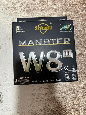 SeaKnight W8 II 8 Strands Braided Lines 164Yds/ 328Yds/ 547Yds Smooth PE Braid Multifilament Carp Fishing Lines Saltwater for Sea Fishing 15-100LB in Saudi Arabia