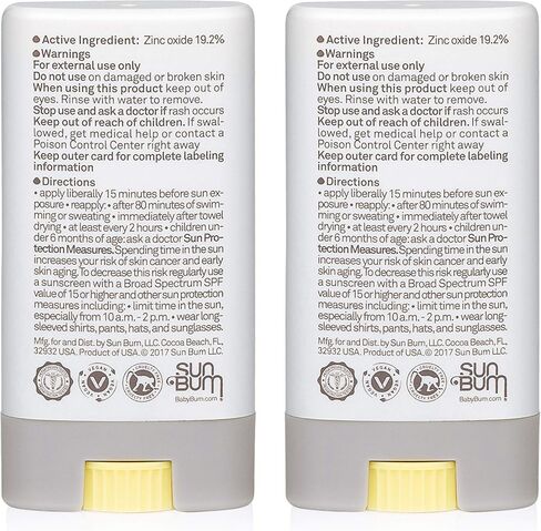 Sun Bum Baby SPF 50 Sunscreen Stick, Mineral Roll-On UVA/UVB Face and Body Protection for Sensitive Skin, Fragrance Free, Travel Size, Unscented, 0.45 Oz in Saudi Arabia
