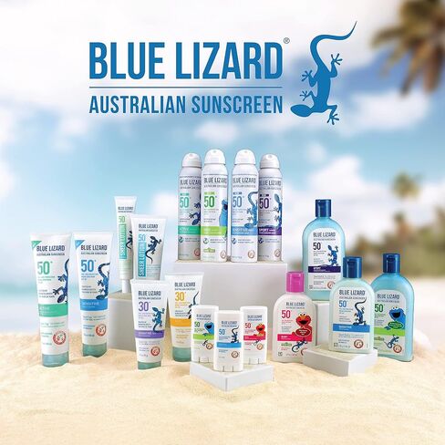 Blue Lizard SENSITIVE Mineral Sunscreen with Zinc Oxide, SPF 30+, Water Resistant, UVA/UVB Protection with Smart Bottle Technology - Fragrance Free, 8.75 oz. in Saudi Arabia