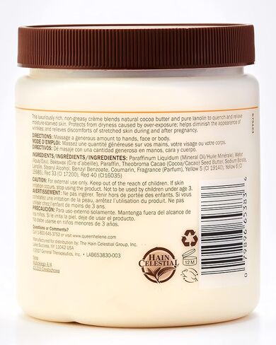 Queen Helene Cocoa Butter Face & Body Crème, 4.8 Oz in Saudi Arabia