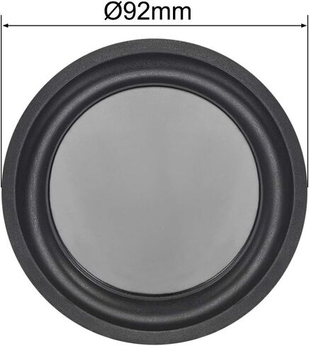 uxcell 2Pcs 3.5" 92mm Bass Speaker Passive Radiator Auxiliary Rubber Vibration Plate Subwoofer DIY Repair in Saudi Arabia