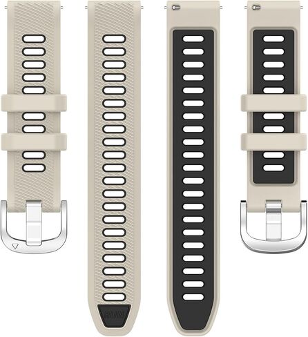 Vancle Bands Compatible with Garmin Forerunner 265 255 Watch Band, Garmin Vivoactive 4/Venu 3/Venu 2, Soft Silicone Sport Replacement Strap for Women Men in Saudi Arabia