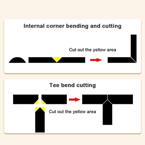 غطاء كابل أرضي بطول 2 متر، واقي كابل طاقة عملي ذاتي اللصق، أغطية أسلاك PVC ناعمة لإدارة الأسلاك للمكتب المنزلي (أسود وأصفر) in Kuwait