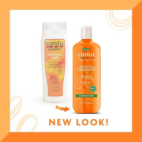 Cantu Hydrating Cream Conditioner with Shea Butter for Natural Hair, 13.5 fl oz (Packaging May Vary) in Saudi Arabia