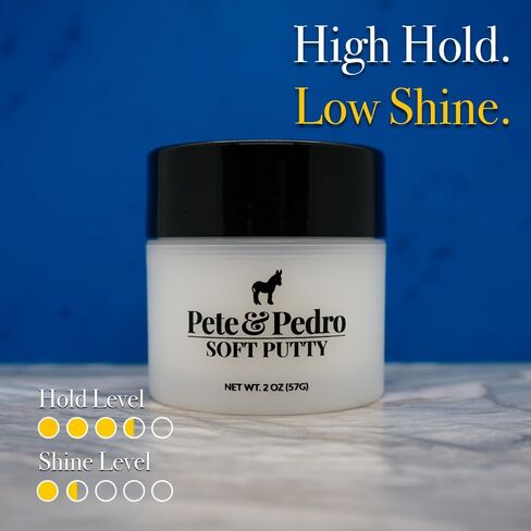 Pete & Pedro PUTTY - Hair Putty for Men | Strong Hold and Matte Finish, Low Shine Hair Clay | As Seen on Shark Tank, 2 oz. in Saudi Arabia