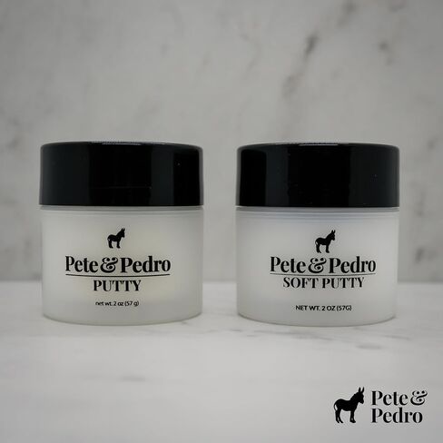 Pete & Pedro PUTTY - Hair Putty for Men | Strong Hold and Matte Finish, Low Shine Hair Clay | As Seen on Shark Tank, 2 oz. in Saudi Arabia