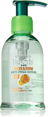 مصل Garnier Fructis Sleek & Shine المضاد للتجعد للشعر المجعد والجاف، زيت الأرغان، 5.1 أونصة سائلة، عدد 1 (قد تختلف التعبئة) in Kuwait
