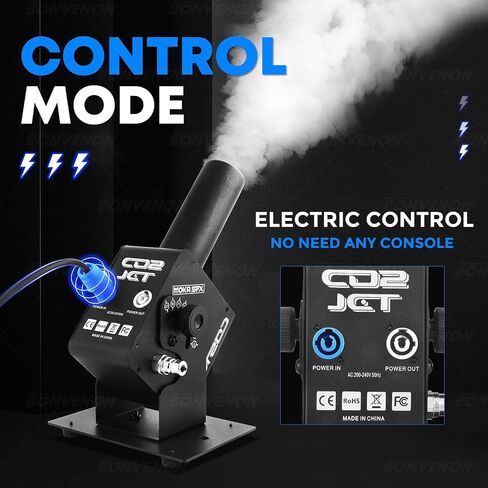 آلة CO2 الرقمية النفاثة DMX CO2 آلة الضباب DMX التحكم في مرحلة التأثير آلة للحفلة الموسيقية DJ عرض الأحداث in Kuwait