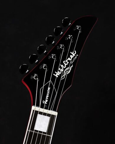 WestCreek Revenge Right Handed Electric Guitar with Heavy Metal Humbucker Pickups, Jumbo Frets, and Mahogany Body in Kuwait