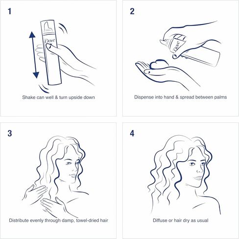 Dove STYLE+care Curls Defining Mousse, Soft Hold 7 oz in Kuwait