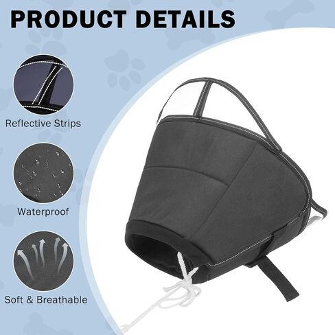 مخروط الكلب سينيريال للكلاب بعد الجراحة، طوق مخروطي للكلاب قابل للتعديل بديل لوقف لعق للعناية بالجروح، التعقيم، المحايد، مخروط الانتعاش الناعم للكلاب متوسطة الحجم الكبيرة، طوق الرقبة ذو الياقة الإلكترونية in Kuwait