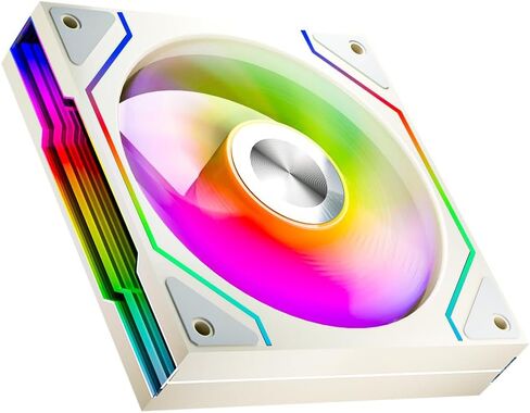 Jungle Leopard Star Trall ARGB Computer Case Fan,Double Sided Infinity Mirror Design Cooling Fan, 120mm CPU Case Fan PWM 800~1850RPM 58.36CFM 2.07mmH20 HDB Bearing for PC Case&CPU Cooler in Saudi Arabia
