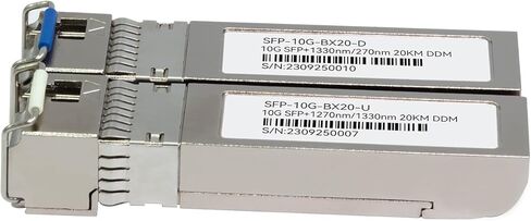 SFP+ for youyeetoo BPI-R4 وحدة كمبيوتر واحدة 10G BX20 - 20KM، سريع 10Gbps، موصل LC (مجموعة) in Kuwait