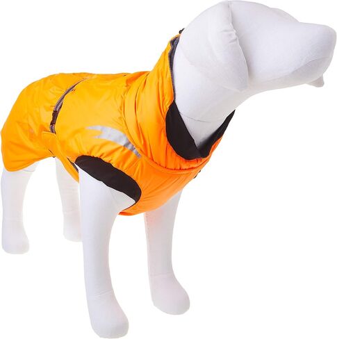 Hurtta Summit Parka Dog Winter Coat, Orange, 22 in in Saudi Arabia