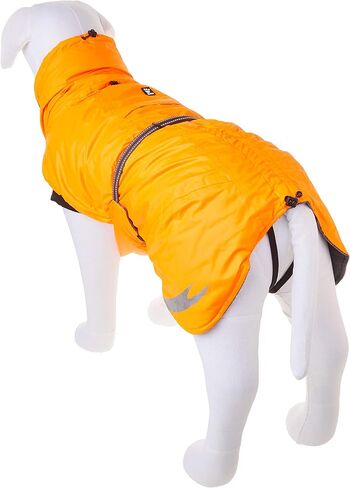 Hurtta Summit Parka Dog Winter Coat, Orange, 22 in in Saudi Arabia