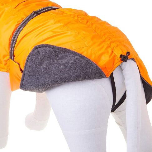 Hurtta Summit Parka Dog Winter Coat, Orange, 22 in in Saudi Arabia