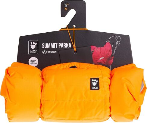 Hurtta Summit Parka Dog Winter Coat, Orange, 22 in in Saudi Arabia