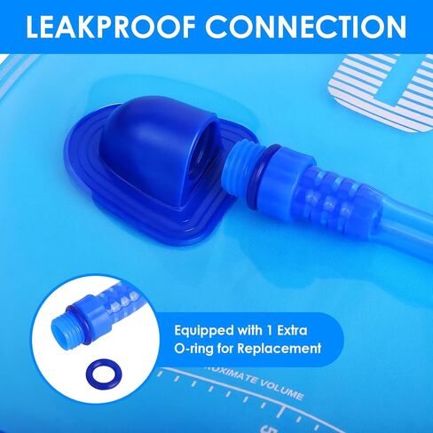 UTOBEST Hydration Bladder Water Bladder for Hiking Backpack UTR201 | PEVA,BPA Free,Leakproof,High Flow Bite Valve, Easy Use and Cleaning, for Hiking,Running,Cycling,Camping in Kuwait