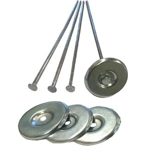 Professional EZ Travel Collection Metal Stakes Easily Secure Outdoor Camping Rugs, Ground Stakes Keep Outdoor Rugs in Place, Storage Pouch Included