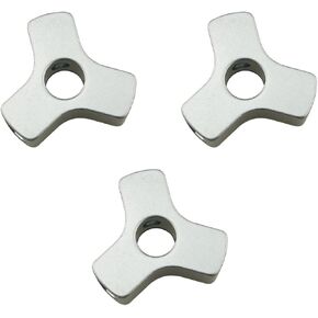 3PCS Aluminum Alloy Tee ent Pole Connectors Tent Poles Hub 8.5MM Aluminum Pole, Titanium Color