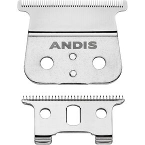 Andis 04604 Outliner II Trimmer Replacement Blade – Made of Stainless and Carbon Steel, Close-Cutting Square Blade, Deep Tooth Blade for Crisp Outlines & Designs - for GO & GTO Trimmers, Silver