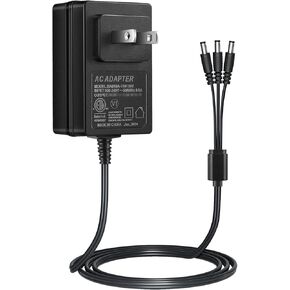 3-in-1 10V Charger for Dogtra Dogs Trainer Collar ARC 1900S 1902S 2300NCP 2500B 3500NCP 3502NCP, Dogtra Super-X Remote E Collar Power Adapter with 3 DC Cable, HK-AJ-100A150-US Replacement Power Supply