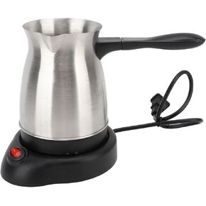 600W Electric Turkish Coffee Maker Machine, 600ml Electric Coffee Pot with Anti Scald Handle, Coffee Kettle Portable Electric Hot Water Kettle, Electric Turkish Coffee Machine
