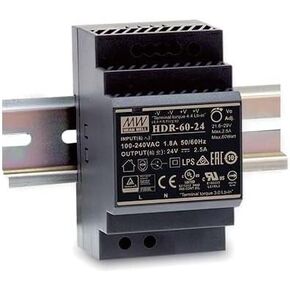 HDR-60-24 Mean Well Switching Power Supply Mean Well HDR-60-24