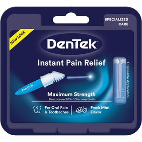 DenTek Instant Oral Pain Relief Maximum Strength Kit for Toothaches | 50 Count