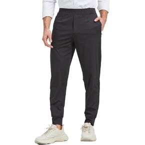 Men's All Day Comfy Golf Pants - 30"/32"/34" Quick Dry Lightweight Work Casual Trousers with Pockets Grey