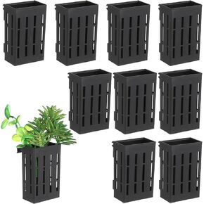 GANAZONO 10pcs Fish Tank Plant Basket Tank Wall Hanging Planter Cup Aquatic Plant Pot Fish Tank Plant Holder Supplies