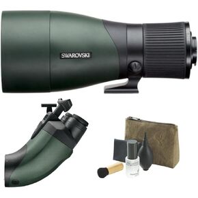 SWAROVSKI Optik BTX 30x and 35x Eyepiece Module for ATX and STX Spotting Scopes Bundle with SWAROVSKI Optik ATX, STX, and BTX Arca Swiss Objective Module (65mm, Green) and Cleaning Set (3 Items)