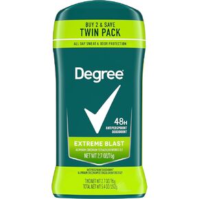 Degree Men Original Protection Antiperspirant Deodorant 48-Hour Sweat and Odor Protection Extreme Blast Antiperspirant For Men 2.7 oz
