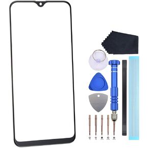 Glass Screen Repair Part for Samsung Galaxy A30s A20 SM-A307F SM-A307FN SM-A307G SM-A307GN SM-A307GT Front Glass Screen Replacement Black